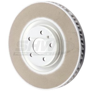 Porsche Macan GTS Brake Rotor (1) - Left Front - SHW Performance - Smooth MB - `17-`18